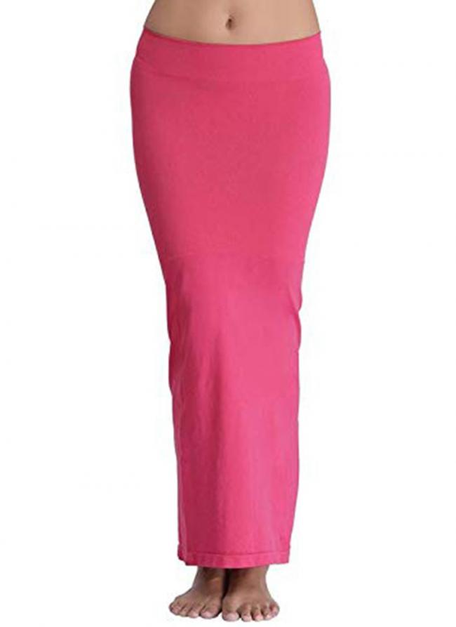 Lycra Pink Casual Wear Plain Shapewear